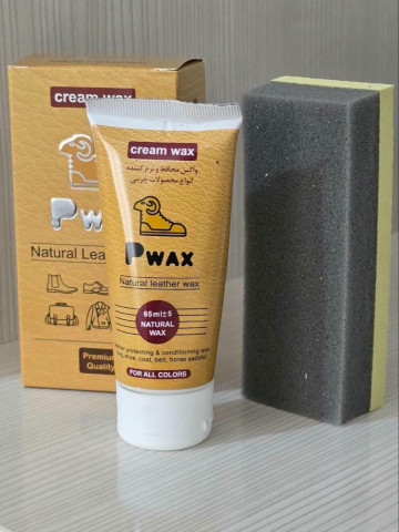 واکس چرم طبیعی بی رنگ