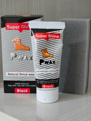 واکس چرم طبیعی مشکی