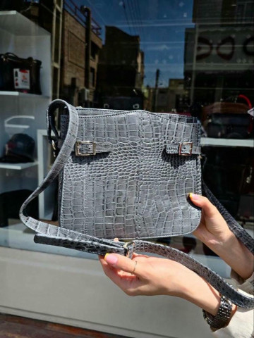 کیف سارای طوسی سنگی