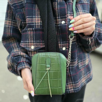 کیف چرم لیا سبز