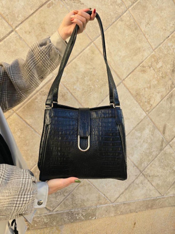 کیف آیلین مشکی سنگی