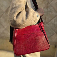 کیف نیلو زرشکی آلبالویی لیزارد