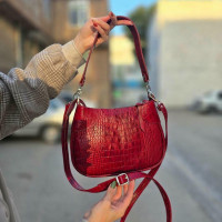 کیف پریان زرشکی آلبالویی سنگی