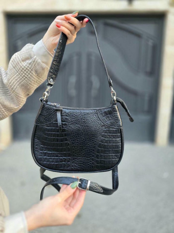 کیف پریان مشکی سنگی