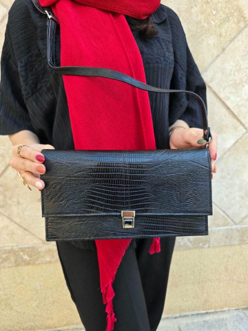 کیف آی تک مشکی لیزارد