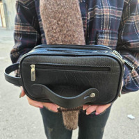 کیف چرم شوز بگ مشکی لیزارد