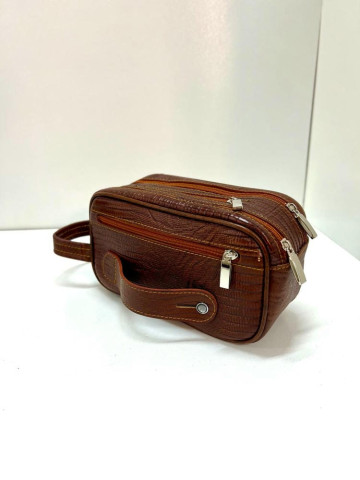 کیف چرم شوز بگ فندوقی لیزارد