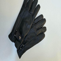 دستکش چرم مردانه مشکی مدل B