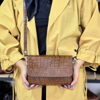 کیف چرم نهال فندوقی سنگی