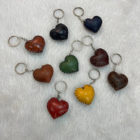 جاکلیدی چرمی طرح قلب