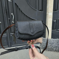   کیف چرم درب پروانه مشکی فلوتر درب اشکی