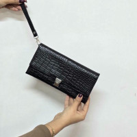 کیف چرم دستی رها مشکی سنگی