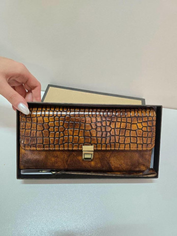 کیف چرم دستی دیار طرح D5