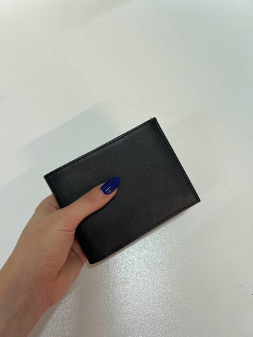 کیف پول جیبی مردانه سینا مشکی ساده