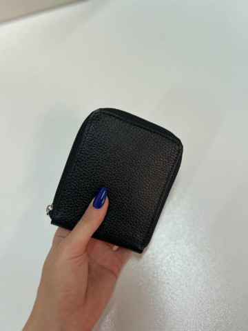 کیف پول جیبی دیبا مشکی فلوتر