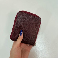 کیف پول جیبی دیبا زرشکی فلوتر