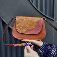 کیف چرم پروانه دو طبله عسلی درب لیزارد