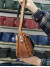 کیف چرم نورا عسلی نارنجی لیزارد