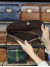 کیف چرم کتابی قهوه ای ابر و بادی سنگی