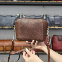 کیف چرم وانیا قهوه ای فلوتر