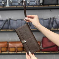 کیف چرم دستی رها قهوه ای فلوتر
