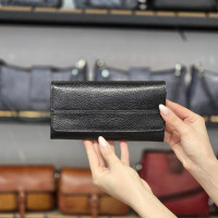 کیف پول اکاردئونی مشکی فلوتر
