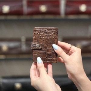 جاکارتی چرم نیک قهوه ای ابر و بادی سنگی