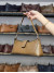 کیف چرم ملور قهوه ای روشن فلوتر