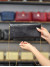 کیف چرم صدف مشکی لیزارد